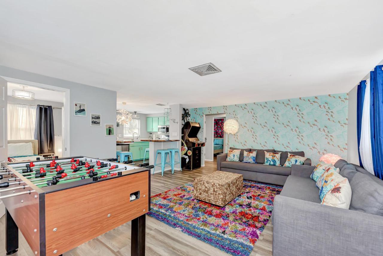 Mermaid House With Pool Jacuzzi Steps To Siesta Key Beach Sarasota Bagian luar foto